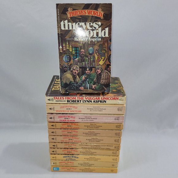 Thieves World Robert Lynn Asprin Lynn Abbey 12 Complete Paperback Novel Book Set - Picture 1 of 2